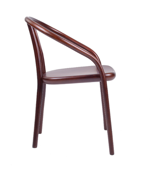GUSTAV - Stackable beech chair with armrests by Wiener GTV Design - view 3